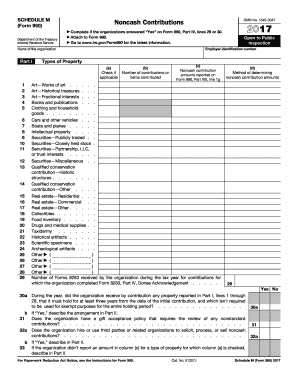 Form 990 Schedule M