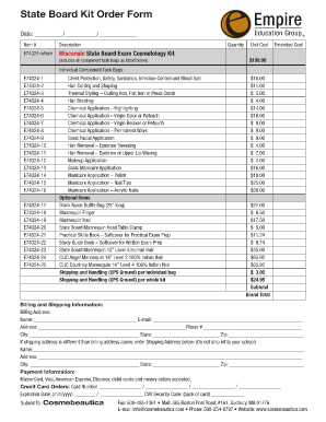 Empire Beauty School Kit  Form