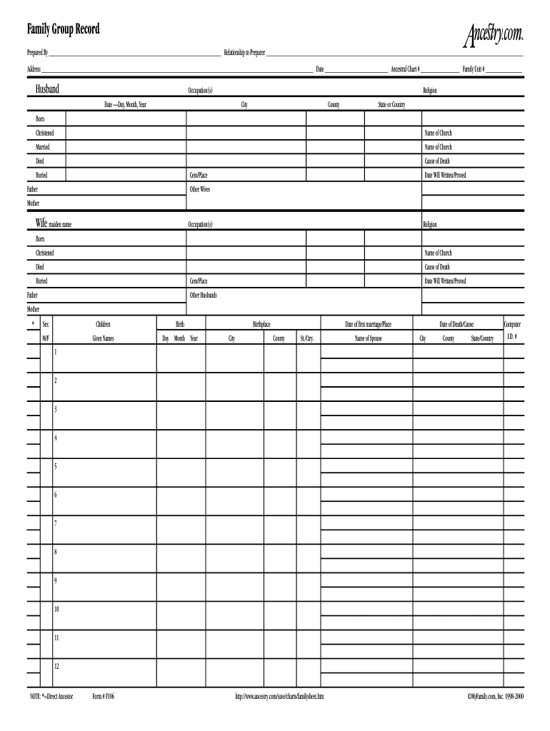 Form F106