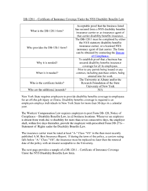 Db 120 Form