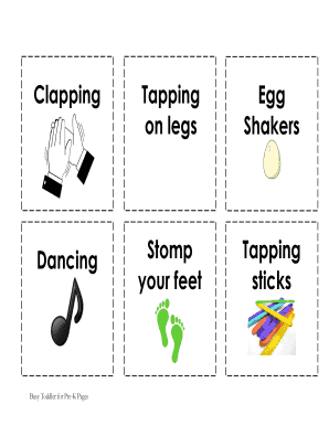 Song Cube Printable  Form