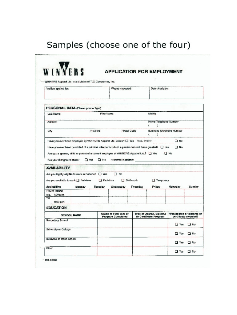 Home Depot Job Application PDF  Form