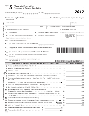 Form 5 Wisconsin