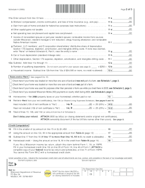 Wisconsin Homestead Printable Rent Certificate Form