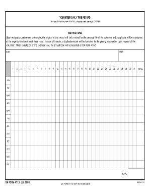 Da Form 4713 Printable