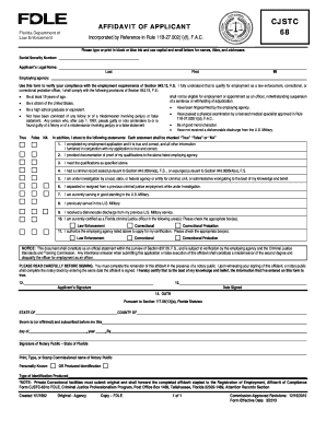 Cjstc 68  Form