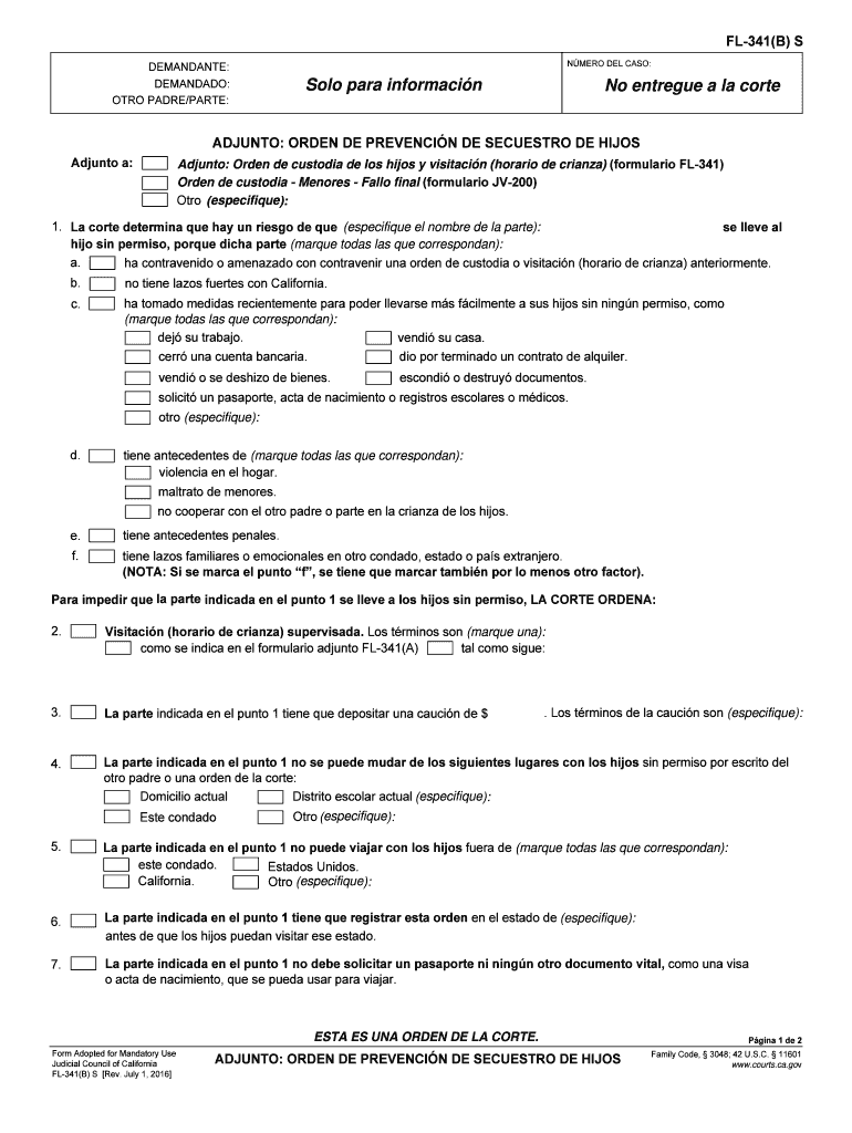 De Parte Indicada Template  Form