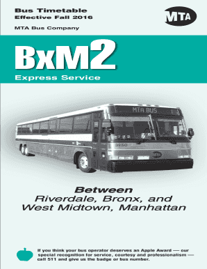 Bxm2 Bus  Form