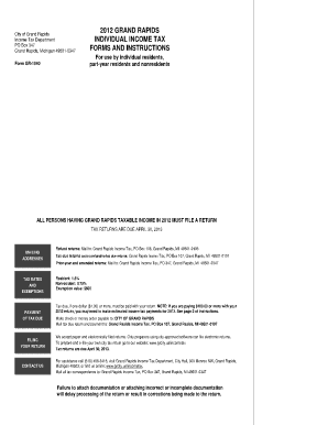 Grand Rapids 1040 Form