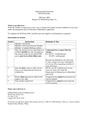 Dd2868  Form