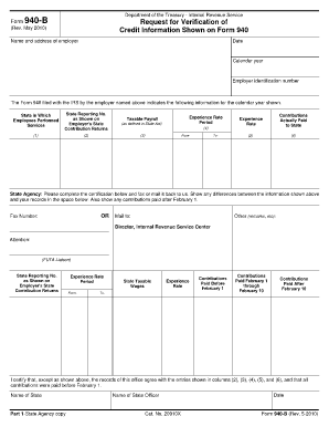 Form 940 Fillable