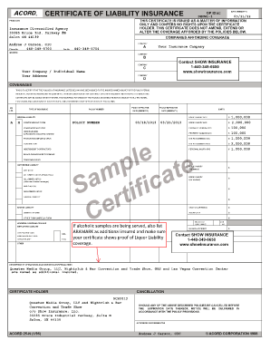 Sample of Nce Certificate  Form