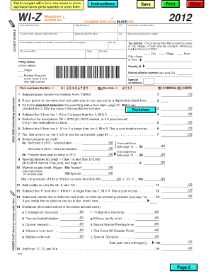 Wi Z Tax Form