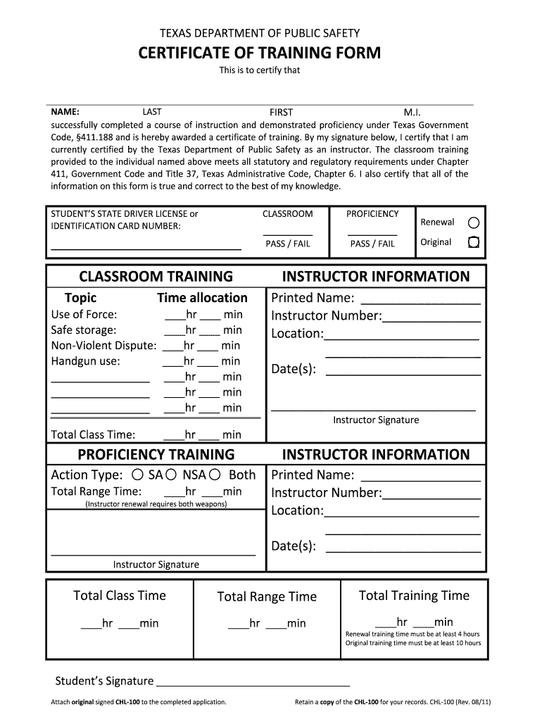 Ltc 100 Form