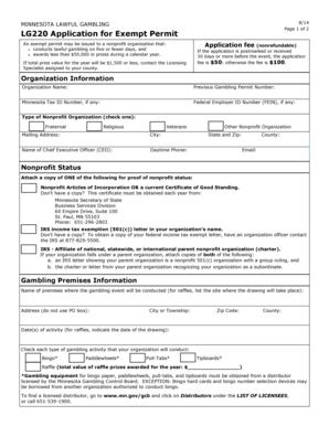 Lg220 Form