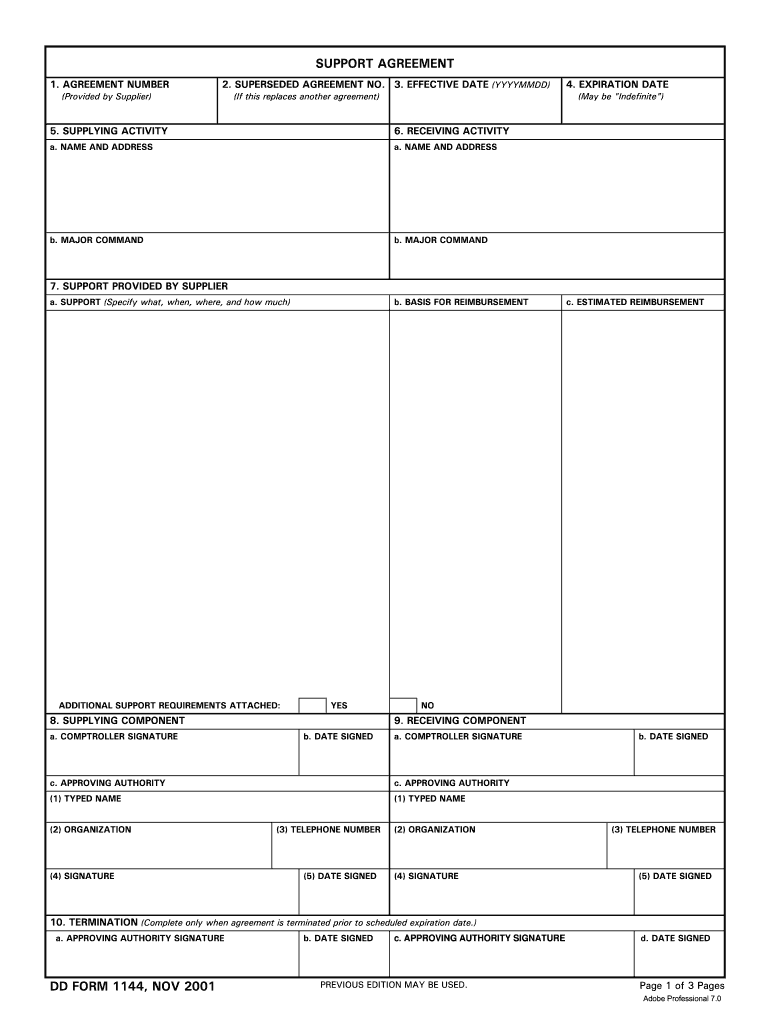 Dd 1144  Form