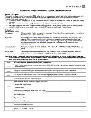 Emotional Support Animal Letter PDF Form - Fill Out and Sign Printable PDF  Template | signNow