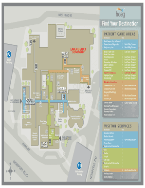 Hoag Hospital Map  Form