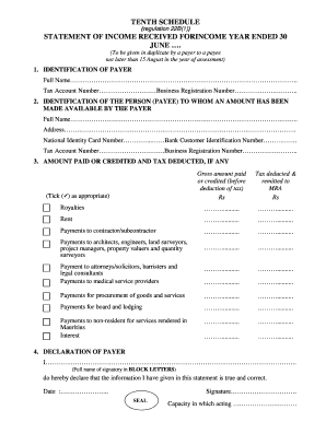 Mra Tenth Schedule Regulation 22b  Form