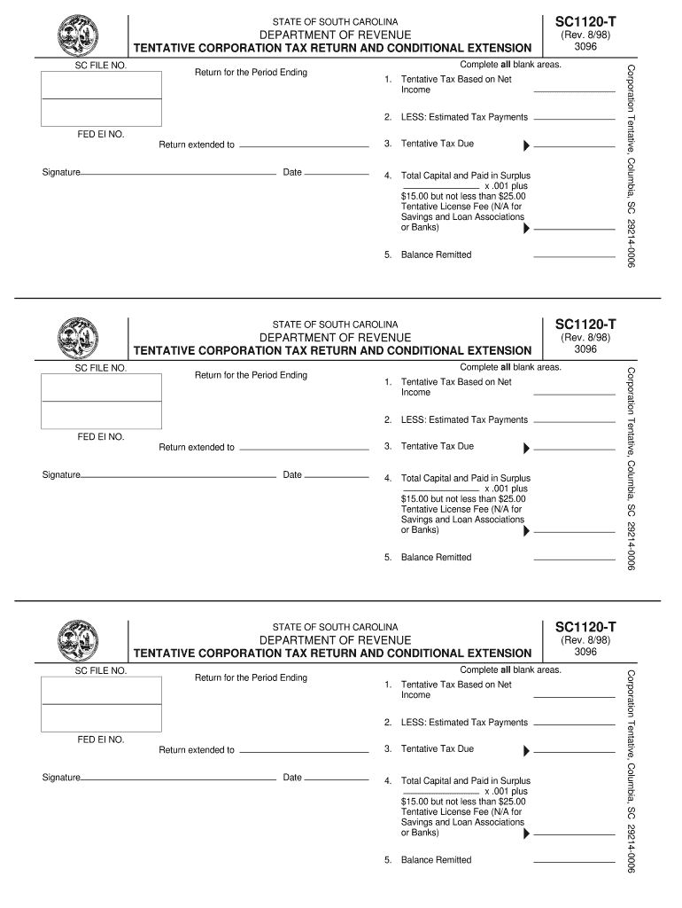 Sc 1120s Instructions  Form