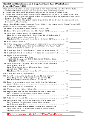 1040 Internal Revenue Service  Form