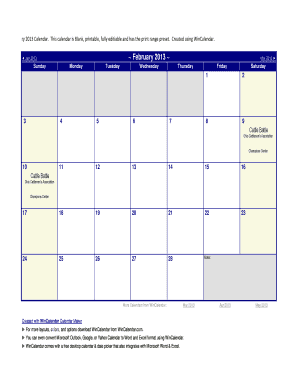 Calendarpdffillercom Form