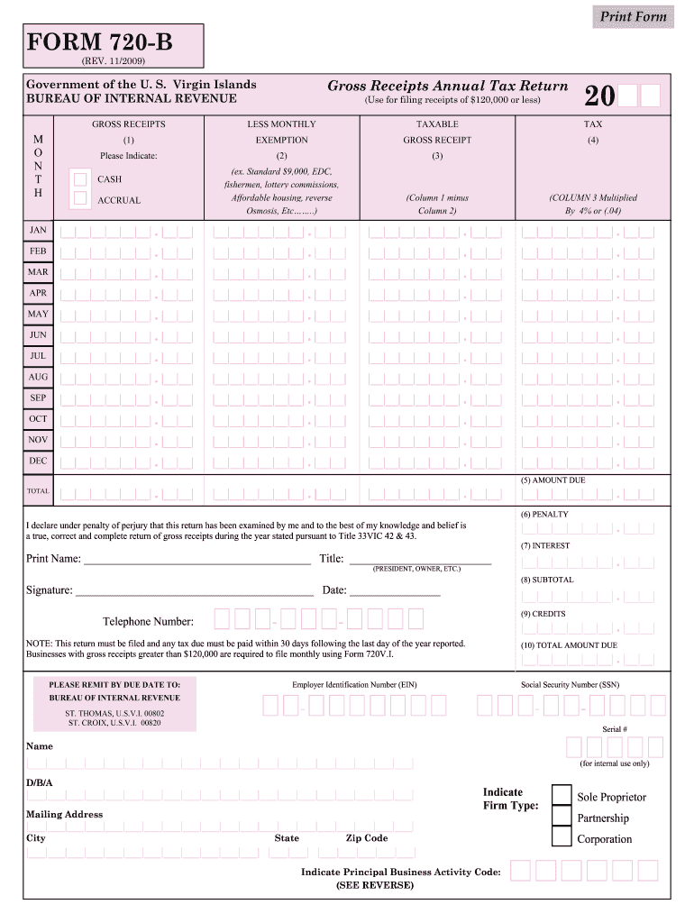  720 Vi Form 2013