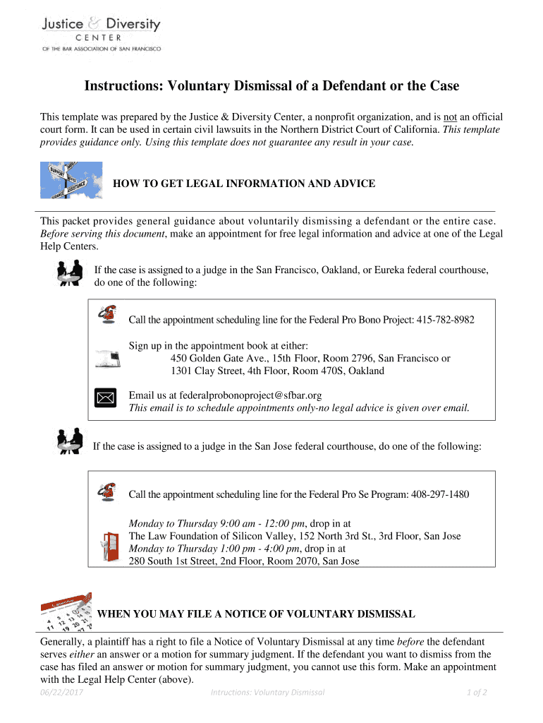 Notice Dismissal Form