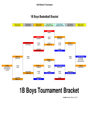 8 Team Bracket Template Excel  Form