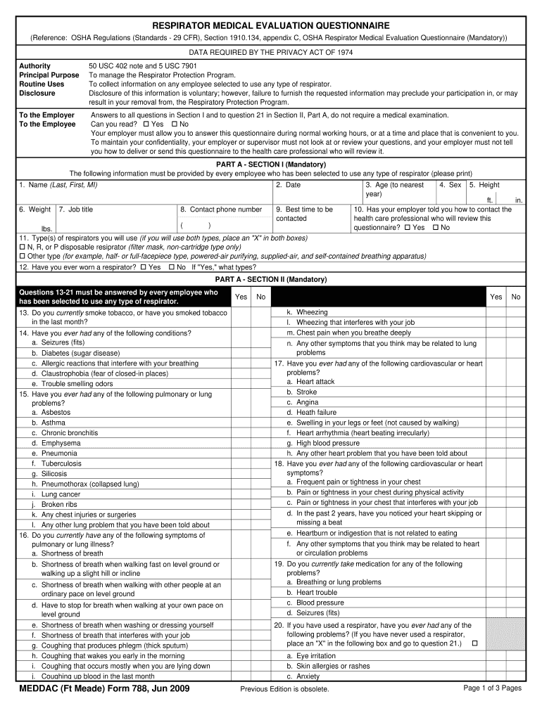  Meddac Forms 2009-2024