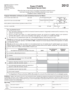 Pring Out Forms Ct 8379 for