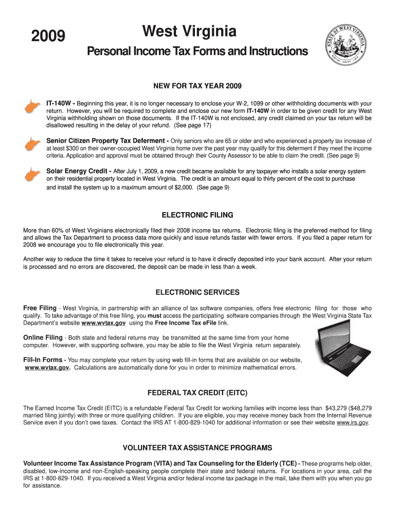 West Virginia State Tax Forms