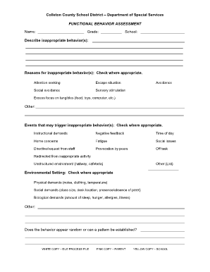 Fba Template  Form