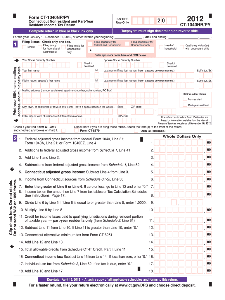  Ct Form 2019