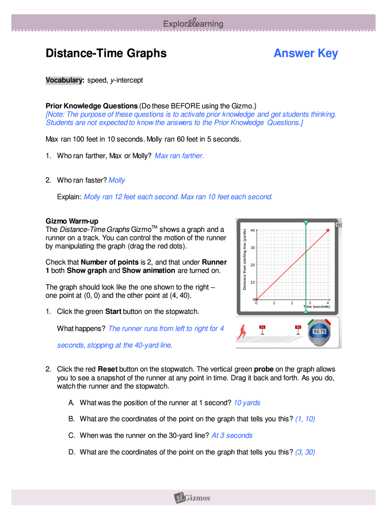 Fast Plants Gizmo Answer Key  Form