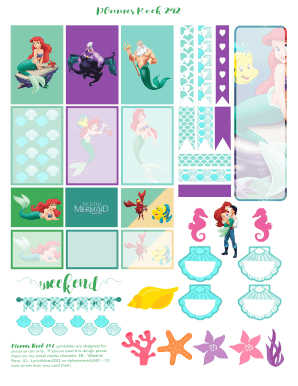Printable Stickers PDF Form