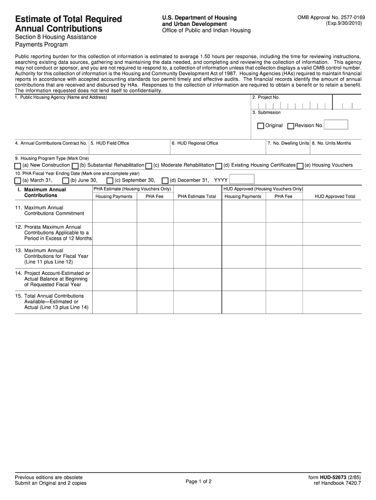 Hud 52673  Form