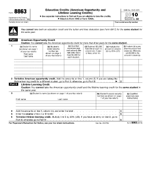 8863 Form