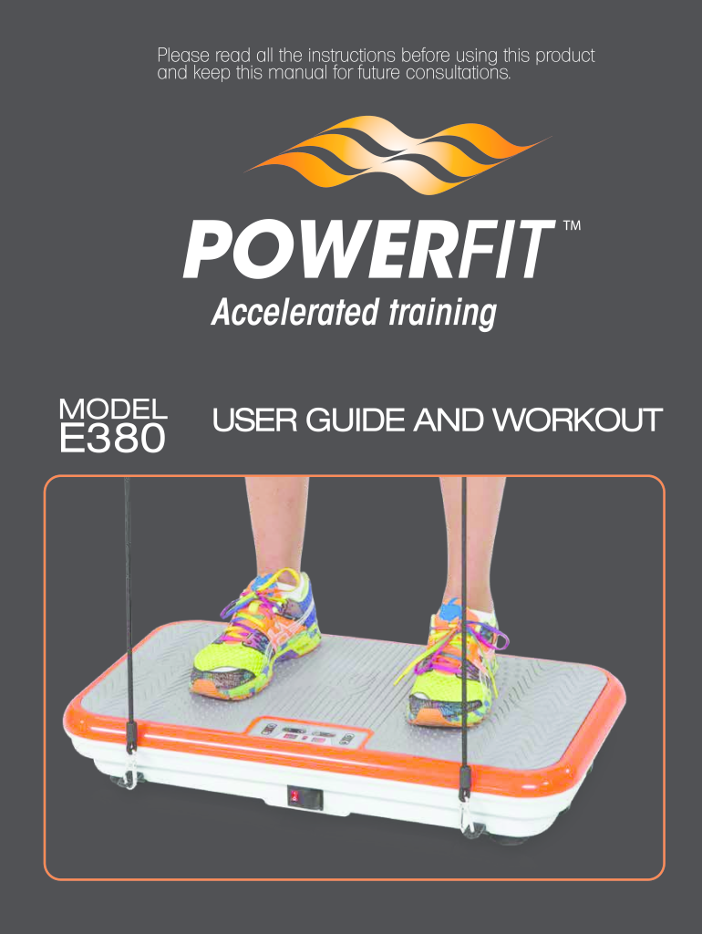 Power Fit Manual Espa Ol PDF  Form