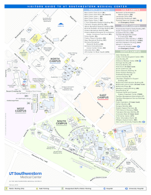 Utsw Campus Map  Form