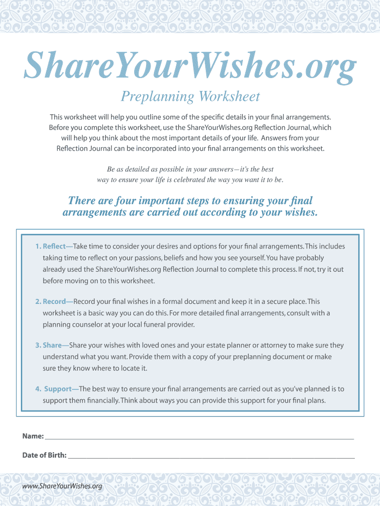 Last Wishes Letter Template Form Fill Out and Sign Printable PDF