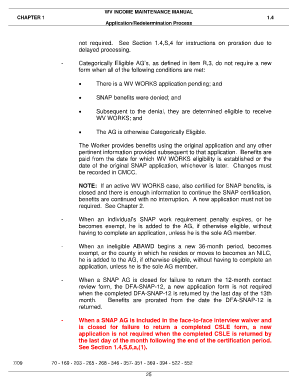 Snap Redetermination Form