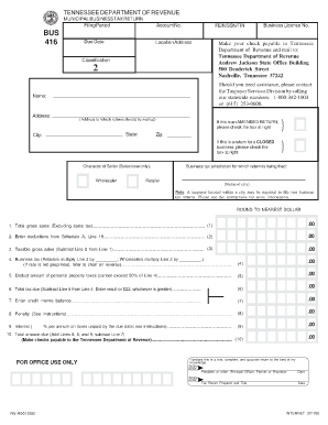 Bus 415  Form