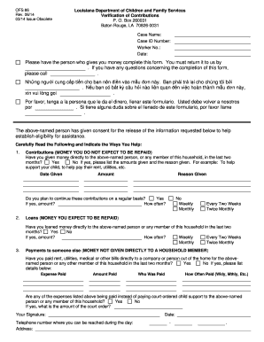 OFS 86  Form