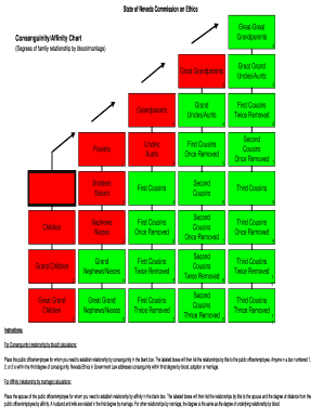 2nd Degree of Consanguinity and Affinity Chart Philippines  Form