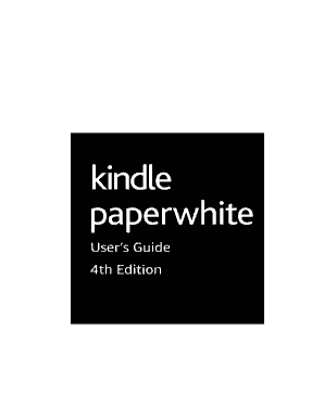 Kindle User Guide 4th Edition  Form