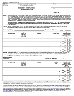 Ccc 901 Fillable  Form