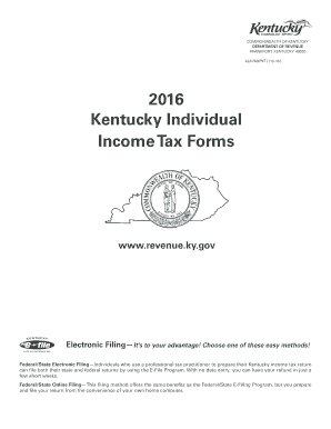 Form 740 Kentucky Department of Revenue Revenue Ky