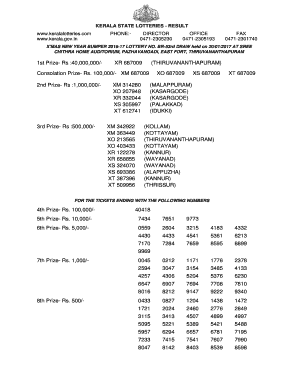 Kerala Lottery Online Registration  Form