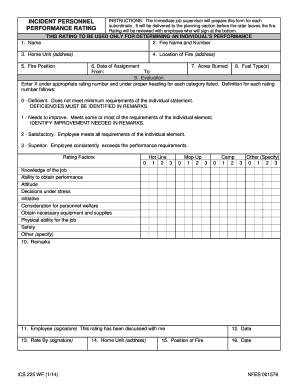 Ics 225  Form